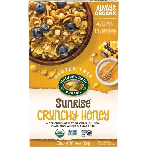 NEW 300G NATURES PATH SUNRISE CRUNCHY HONEY