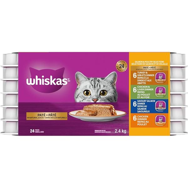NEW 2.4KG WHISKAS VARIETY PACK