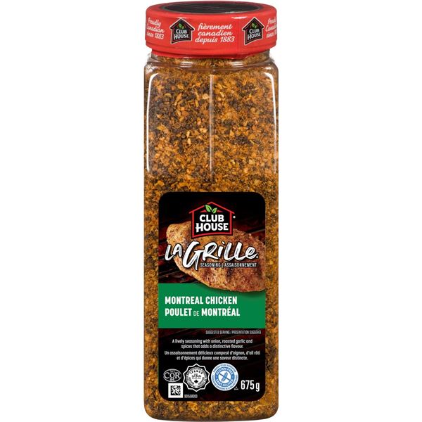 NEW 675G CLUB HOUSE LA GRILLE MONTREAL CHICKEN