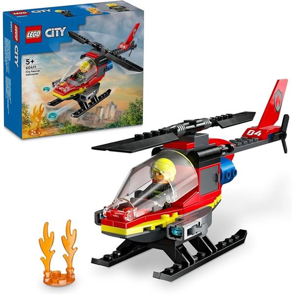 NEW REPACKED LEGO CITY FIRE RESCUE HELICOPTER