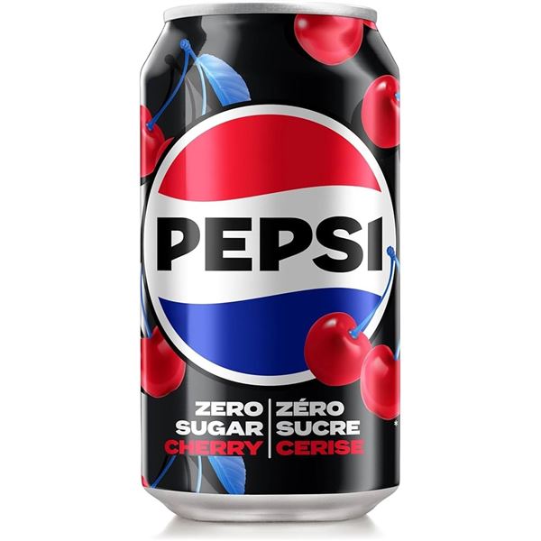 NEW 12 X 355ML PEPSI ZERO CHERRY