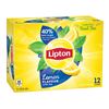 Image 1 : NEW 12 X 340ML LIPTON LEMON ICED TEA