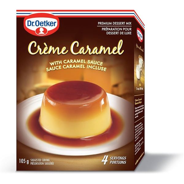 NEW 12 X 105G DR OETKER CREME CARAMEL