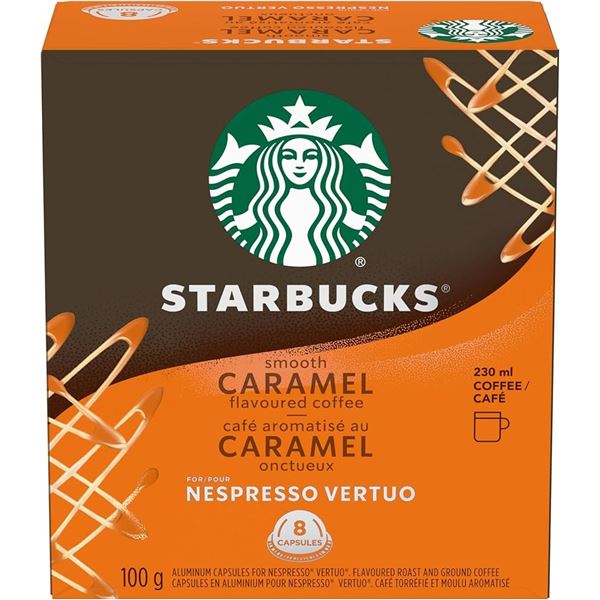 NEW 100G STARBUCKS CARAMEL COFFEE NESPRESSO