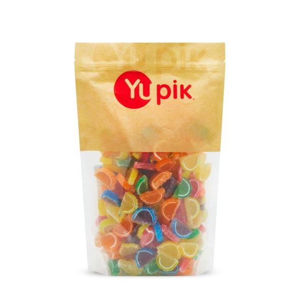 NEW 1KG YUPIK MINI JELLY FRUIT SLICES