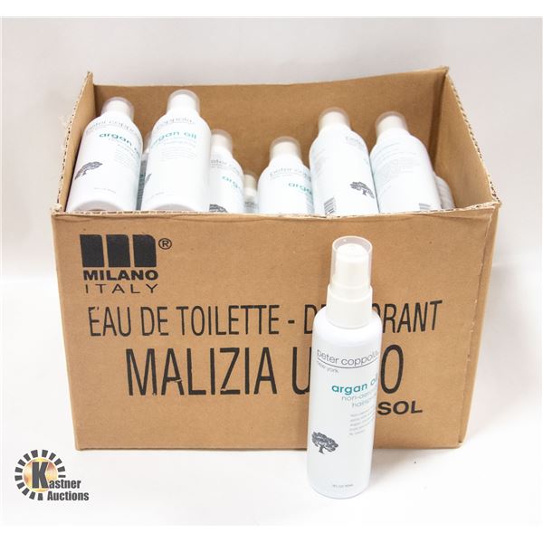 CASE OF 25 PETER COPPOLA ARGAN OIL HAIR SPRAY