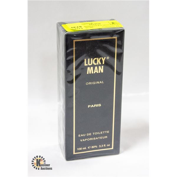NEW SEALED LUCKY MAN ORIGINAL PARIS EAU DE