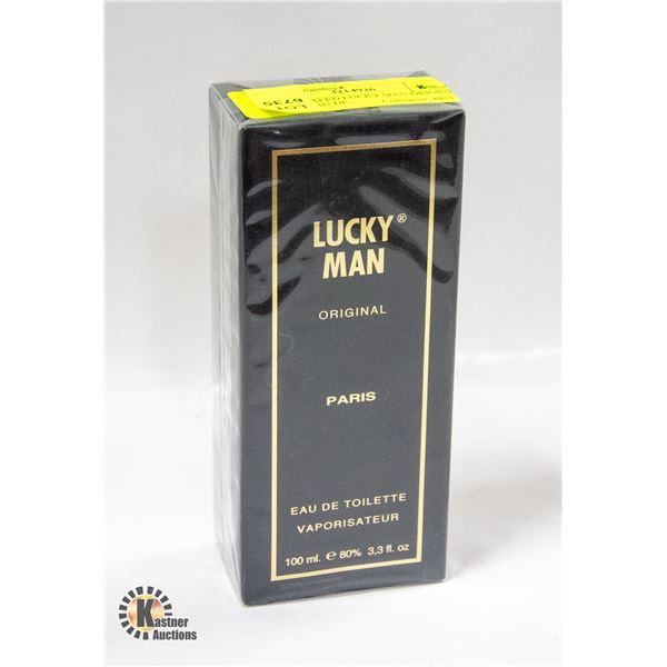 NEW SEALED LUCKY MAN ORIGINAL PARIS EAU DE