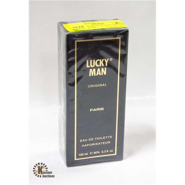 NEW SEALED LUCKY MAN ORIGINAL PARIS EAU DE