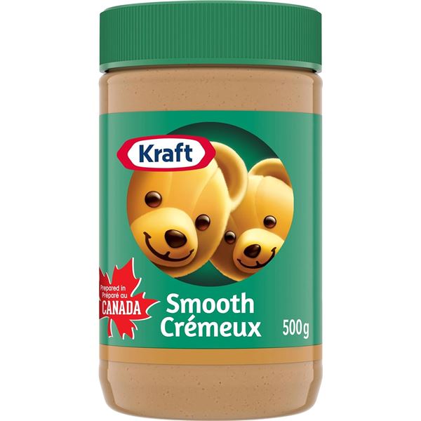 3 X 500G KRAFT SMOOTH PEANUT BUTTER