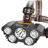 Image 3 : RECHARGEABLE 5 LED HEADLAMP: 4 MODES, WATERPROOF