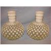 Image 1 : Pair of hobnail vases-5" tall.