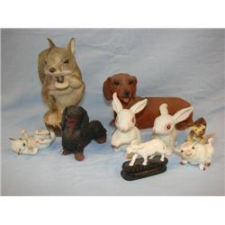 Animals, 7 are minitures (9 total)