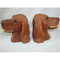 Classic Critters doggie bookends