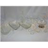 Image 1 : Glassware-compotes,relish,water set. 12 items total