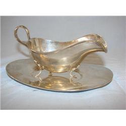 Sterling mini gravey, Marked NSCO.