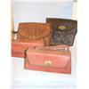 Image 1 : 4 Vintage hand tooled leather purses