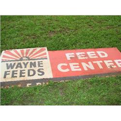 Old Wayne's Feed Center Sign