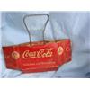 Image 1 : Old Cardboard Coke carrier, with metal handle