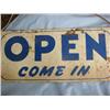 Image 1 : Metal double sided open & close sign