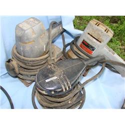 3 electric sanders(two Craftsman, one Skil)
