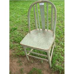 Old wooden chair-great character.