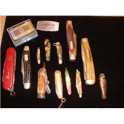 Pocketknives-14 total: Case, Old Timers, variety!