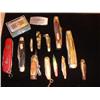 Image 1 : Pocketknives-14 total: Case, Old Timers, variety!