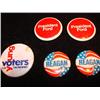 Image 1 : Orig.Presidential Campaign Buttons-Ford & Regan