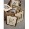 Image 1 : Lg. box filled with etchings, paintings & prints