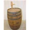 Image 1 : Oak barrel - 17" tall.