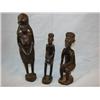 Image 1 : 3 wood carved African statues