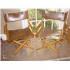 Image 1 : 2 leather directors chairs