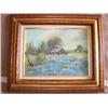 Image 1 : Oil on canvas Tx. Bluebonnets signed: F. Davis