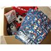 Image 1 : Large box of assorted sports items-cd's, cards etc.