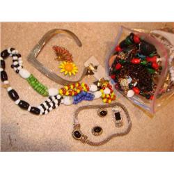Large bag FILLED with costume jewelry