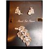 Image 1 : Rhinestone brooch & earing set