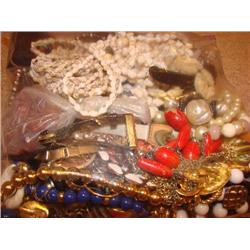 Large bag FILLED with costume jewelry
