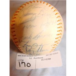 67 Cinn. Reds signed BB, w/PSA/DNA