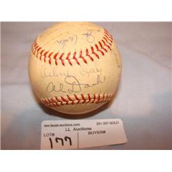 Late '60's SF Giants Signed BB (26 sigs)