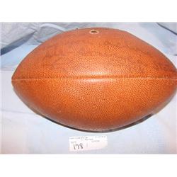 Autographed personalized football by Lou Little