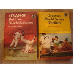 2 BaseBall books by Bisher & Robinson