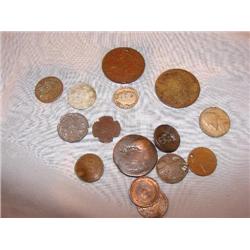 Token & Medals incld: 1901 Pan American Expo