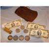 Image 1 : Dollars:1 roll SBA's,3 Ike's,1 Morgan(1921-D),pouch