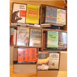 6 boxes of books-most are Mystery