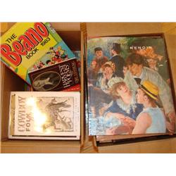 2 boxes of books-most are Humor & Poetry