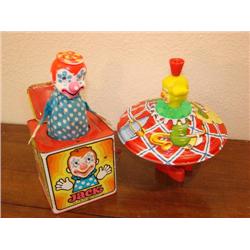 Toys-Large Top & Jack In The Box