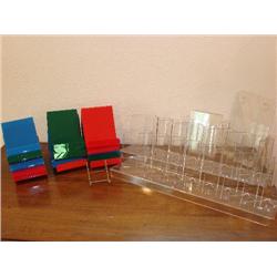 Display racks for books or pictures