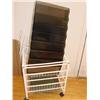 Image 1 : Office Items-roller cart,file boxes,trays etc.