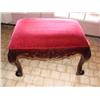Image 1 : Red Velvet Bench/Stool